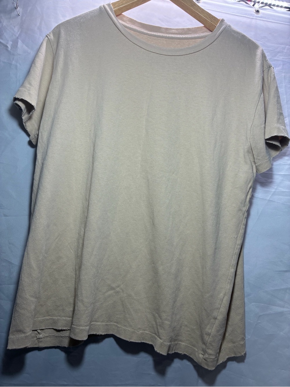 Nili Lotan Men's Short Sleeve Crewneck T-Shirt - Cream